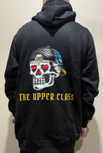 Load image into Gallery viewer, Premium tall hoodie black and grey.