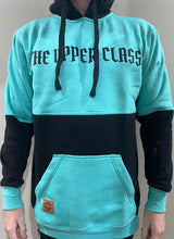 Load image into Gallery viewer, Premium tall hoodie green and black.