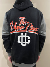 Load image into Gallery viewer, Premium tall hoodie grey and black.