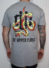 Load image into Gallery viewer, Limited edition grey tall tee snake print