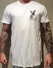 Load image into Gallery viewer, Limited edition white tall tee eagle print