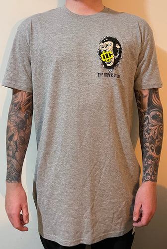 Limited edition grey tall tee gorilla print